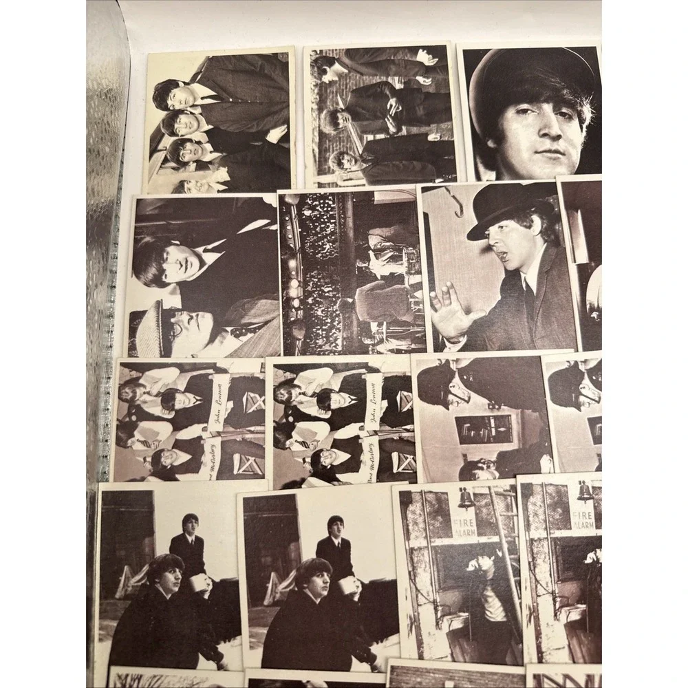1964 Beatles Hard Days Night Card Set 37 Cards Very Good Condition Duplicates